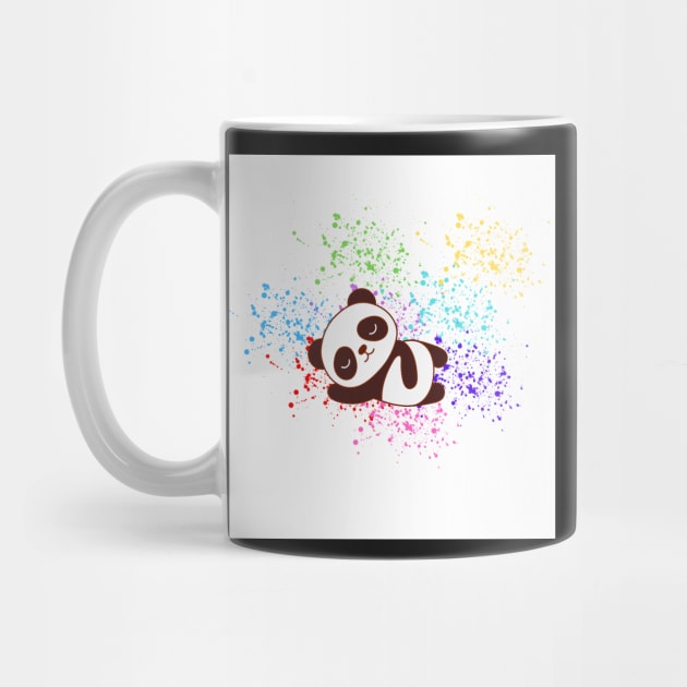 Sleeping Panda Bear by PedaDesign